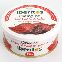 Crema De Lomo Curado con Pimentón  250 Gr IBERITOS