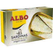 Sardinas en Aceite de Oliva  ALBO  120 Gr