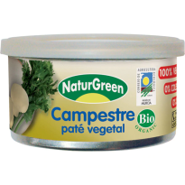 Paté Vegetal CAMPESTRE NATRUGREEN  125 Gramos
