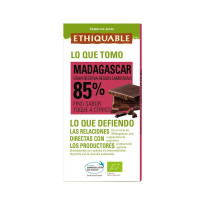 Chocolate Negro 85 % Ecólogico ETHIQUABLE 100 Gramos