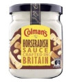 Salsa Rábano Picante Horseradish  Sauce COLMAN´S 136 Gramos