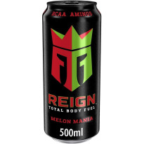 REING Bebida Energética MELÓN MANIA  - Sabor SANDÍA - 500 ML
