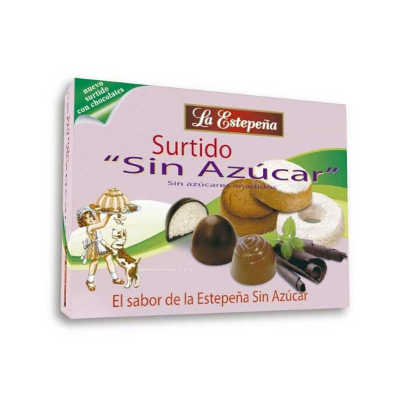 Surtido Mantecados y Chocolates Sin Azúcar LA ESTEPEÑA 285 Gr