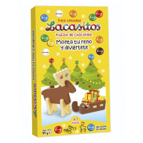 Puzzle de Chocolate RENO y TRINEO LACASITOS 91 gramos