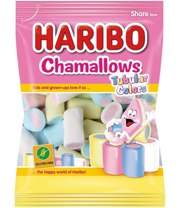 Chamallows Tubular Colors HARIBO 250 Unid