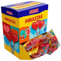 Piruleta Corazón FIESTA Caja 20 Unidades