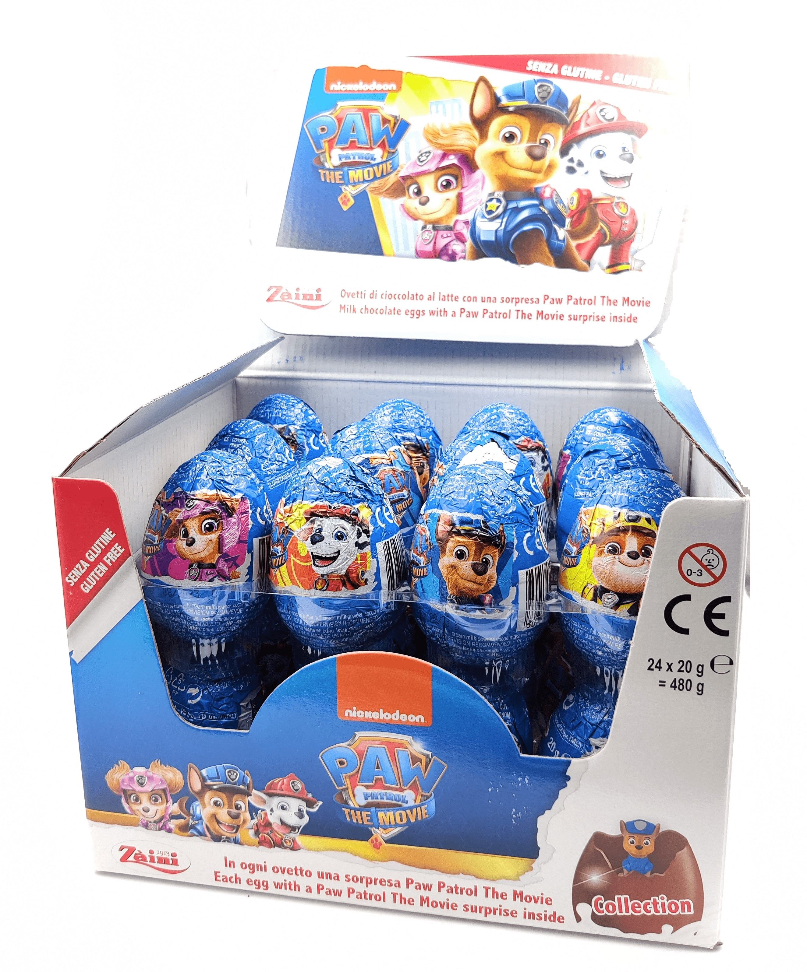 huevos gigantes de paw patrol
