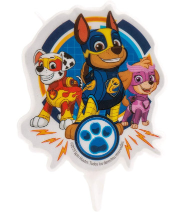 Vela Cumpleaños Paw Patrol Super Patrulla Canina DEKORA