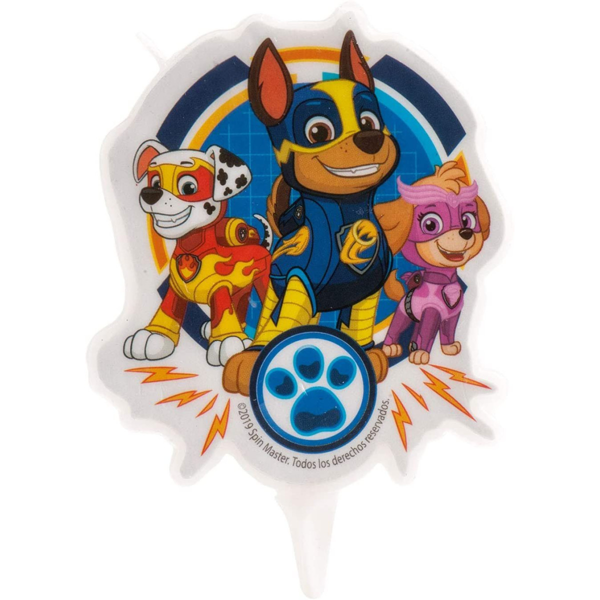 Vela Cumpleaños Paw Patrol Super Patrulla Canina DEKORA