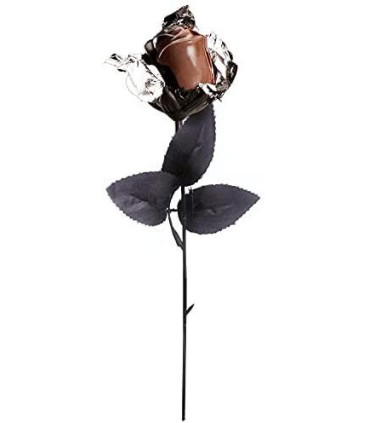 Rosa Negra de Chocolate 1 Unidad DEKORA