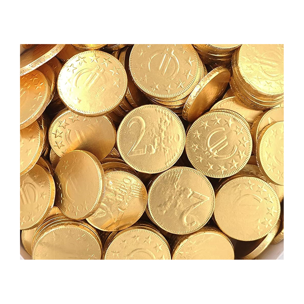 Moneda de Chocolate con Leche, Leche con Chocolate, Chocolate, Chocolates  Especiales y Deliciosos, 48 50 piezas -  España