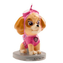 Vela Cumpleaños Paw Patrol Patrulla Canina Skye Figura 3D DEKORA