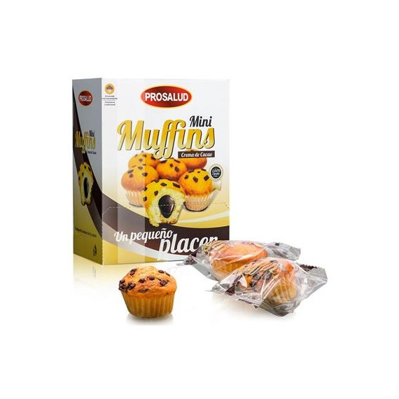 Mini Muffins Crema Cacao PROSALUD 95 Unidades