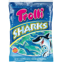 Blue Sharks Tiburón Azul  TROLLI 100 Gramos