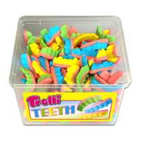 Dentadura TEETH TROLLI  180 Unidades