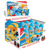 THE SMURFS LOS PITUFOS Huevos de Chocolate con Sorpresa  24 Unid