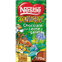 Nestlé JUNGLY Chocolate y Galleta 125 Gramos