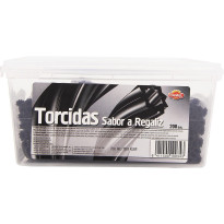 Torcidas Sabor Regaliz Negro DAMEL 200 Unidades