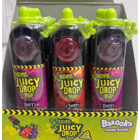 Bazooka Xtreme Juicy Drop Pop Caramelo Ácido 12 Unidades