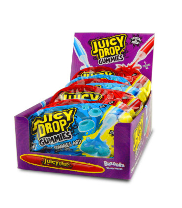 Bazooka Juicy Drop Gummies 12 Unidades
