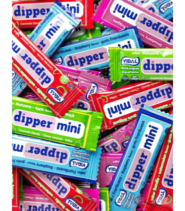 DIPPER  Mini Sabores Surtidos VIDAL 250 Unidades