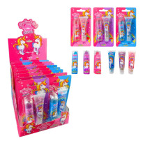 Lips Candy Set Unicornio Pintalabios + Gloss 18 Unidades