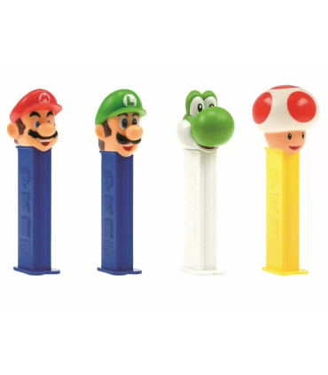 Super Mario Nintendo PEZ Pack 4 Personajes