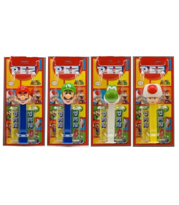 Super Mario Nintendo PEZ Pack 4 Personajes