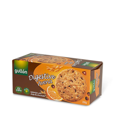 Digestive Avena Naranja Chip Choco  GULLÓN 280 Gramos