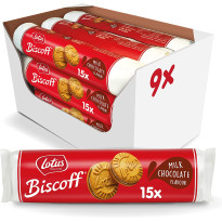 Galleta Biscoff Sandwich Chocolate LOTUS 9 Paquetes