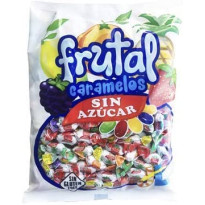 Frutal Caramelo Surtido Frutas Sin Azúcar JL 1 Kg