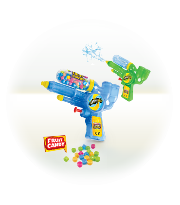 Gun Candy Pistola De Agua con Caramelos JOHNYBEE 12 Unidades