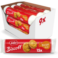 Galleta Biscoff Sandwich LOTUS 9 Paquetes